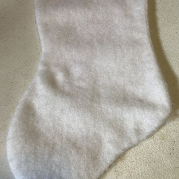 Santa Basketball Felt Christmas Stocking 16 Inches Bushcreek Creative 70s 80s - Picture 6 of 7